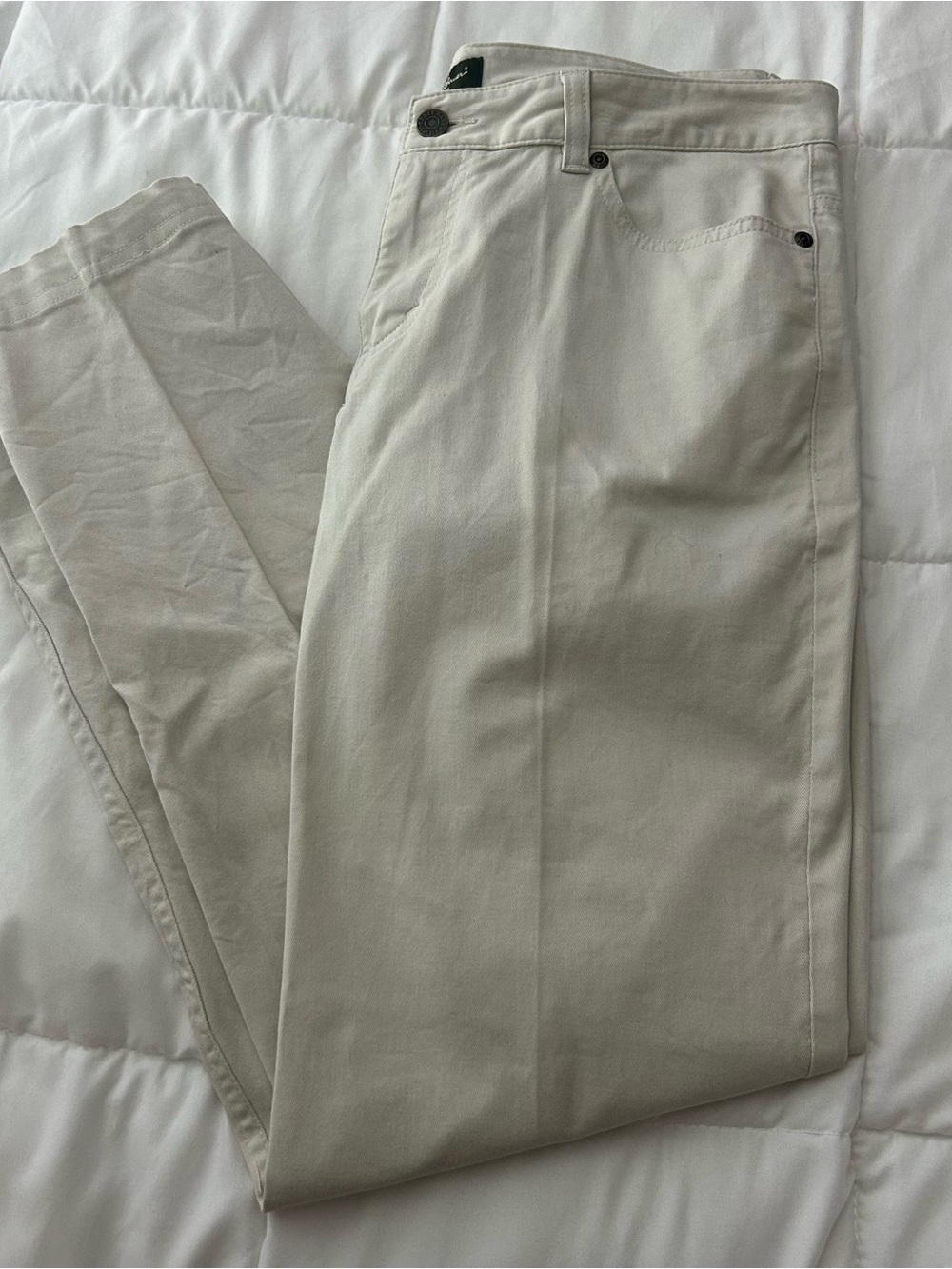 Eddie Bauer Men's Chino Pants in Light Beige